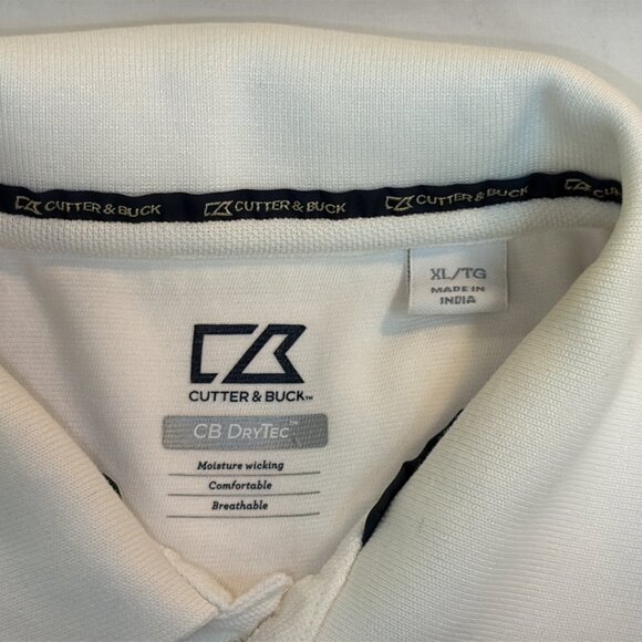 Virginia Tech Cutter & Buck Polo XL CB DryTek Moisture Wicking Breathable Comfy - Picture 12 of 16